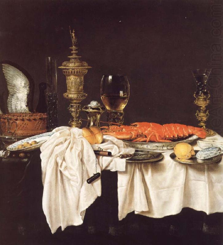 Still life with a Lobster, Willem Claesz Heda